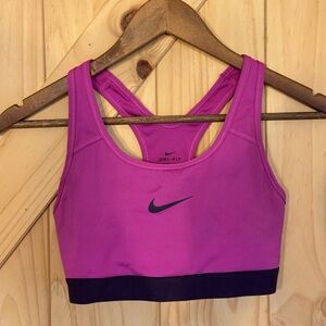 Nike Fuchsia Dri-FIT Sports Bra